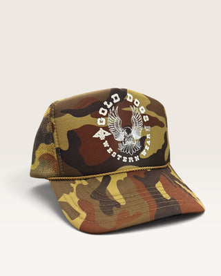 Gold Dogs Western Wear Trucker Hat
