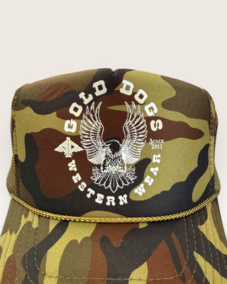 Gold Dogs Western Wear Trucker Hat