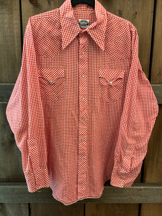 Vintage Men’s Miller Western Wear Snap up Shirt Large