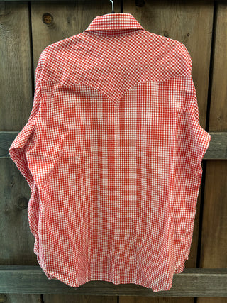 Vintage Men’s Miller Western Wear Snap up Shirt Large