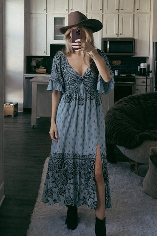 Dusty Sage Midi Dress