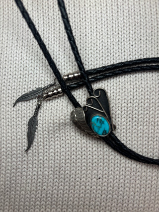 Kingman Turquoise Bolo Tie