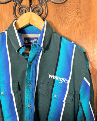 Vintage Men's Wrangler Western Button Up - Medium