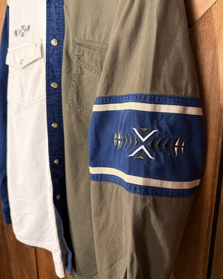 Vintage Men’s Wrangler Western Snap Up - Medium