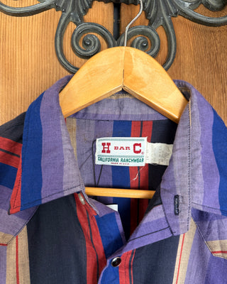 Vintage Men's H Bar C Ranchwear Snap Up - Medium