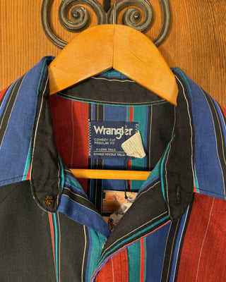 Vintage Men's Wrangler X-Long Tails Snap Up - Large