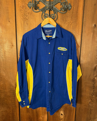 Vintage Men's Wrangler Snap Up - Large