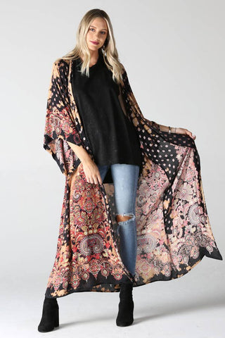 Let Go Printed Kimono