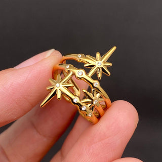 18k After Midnight Ring