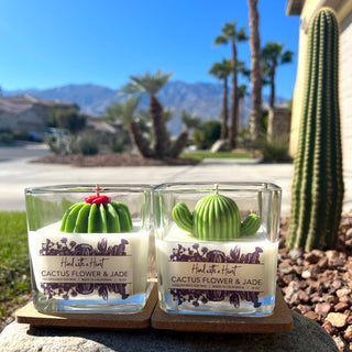 Cactus flower & Jade Soy Wax Candle