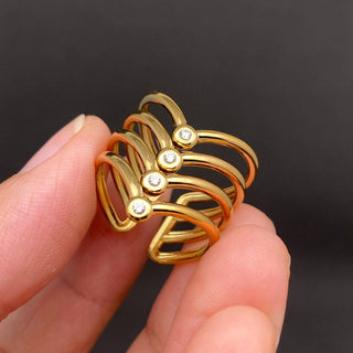 18k Layla Stacked Ring