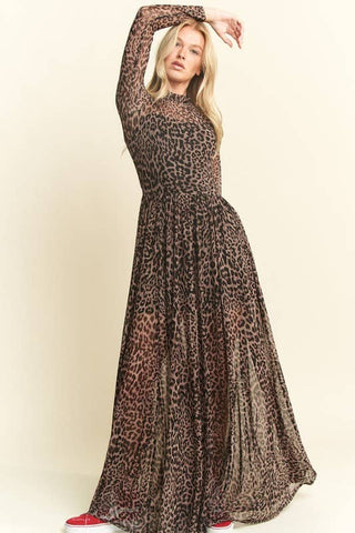 Mayhem Long Sleeve Mesh Dress