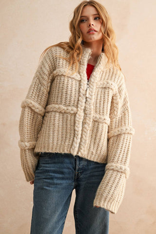 Shasta Zip Up Sweater