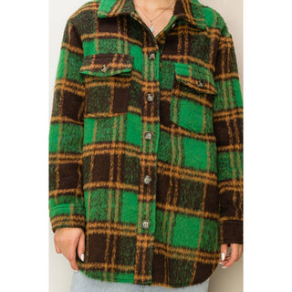 Bella Brushed Plaid Jacket