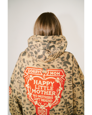 Happy Little Mother Sorry Mom Hoodie Leopard