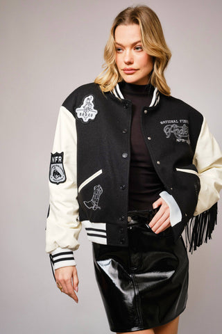 Rodeo Fringe Varsity Jacket