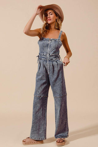 Riverdance Denim Jumpsuit