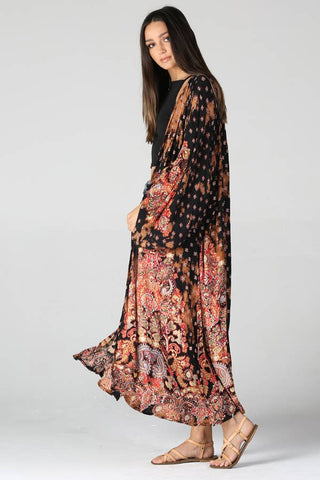 Let Go Printed Kimono