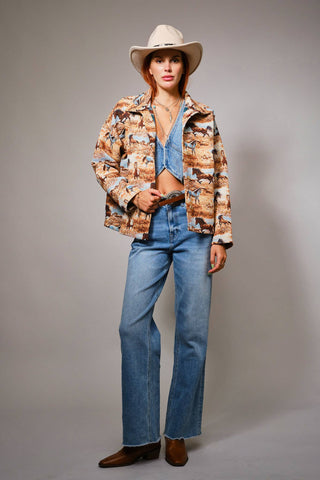 Wild Horses Jacquard Jacket