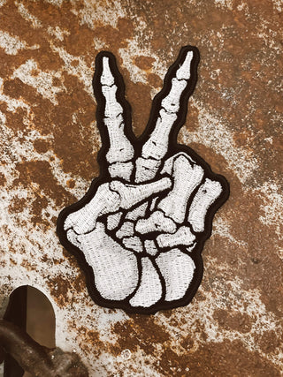 Skeleton Peace Patch