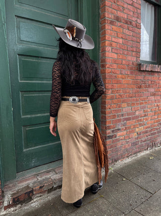 Day One Corduroy Midi Skirt