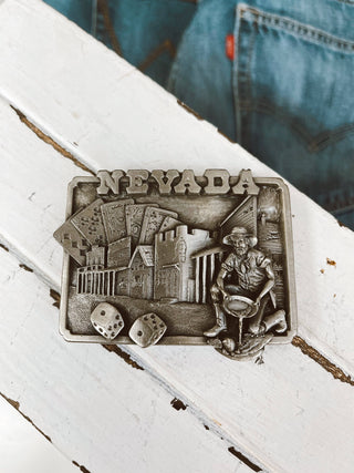 Las Vegas Belt Buckle