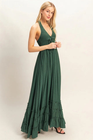 Sunday Halter Maxi Dress