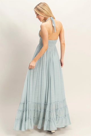 Sunday Halter Maxi Dress