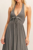 Sunday Halter Maxi Dress