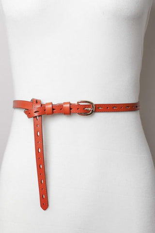 Scallop Skinny Belt