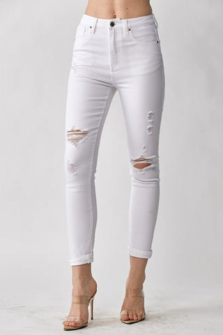 Parker Distressed Skinny Jeans