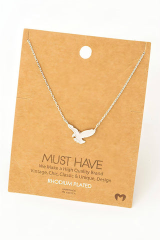 Live Free Eagle Necklace