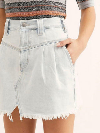 Free People Sidecar Mini Skirt