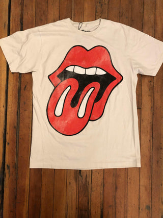 Rolling Stone Cream Faded Tongue T-Shirt