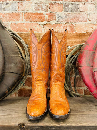 Nocona Ostrich Leg Cowboy Boots Women's Size 5.5