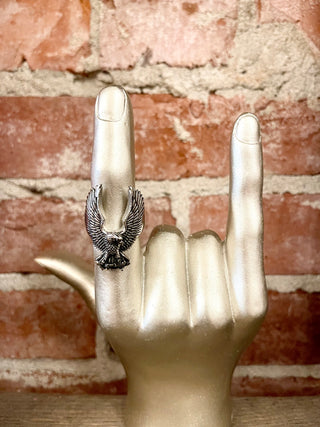 Bald Eagle Biker Ring